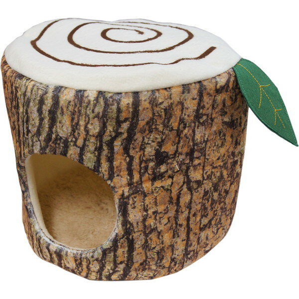 ドギーマン ウサギのふわふわ切り株ベッド