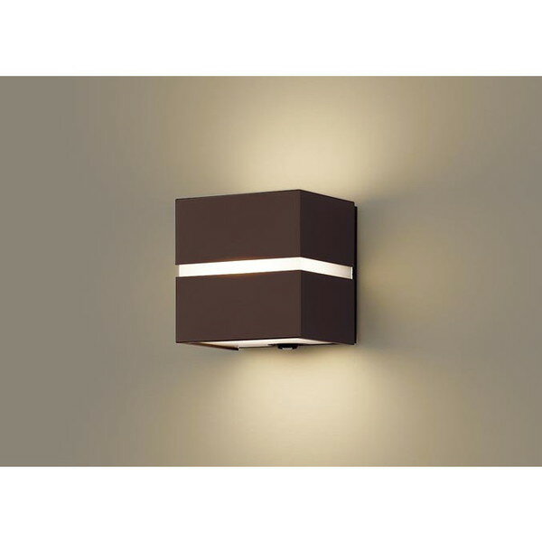 PANASONIC LGWC80363LE1 [ 壁直付型 LED(電球色) ポーチライト 拡散タイプ 防雨型・FreePaお出迎え・明るさセンサ付・段調光省エネ型 白熱電球40形1灯器具相当 ]