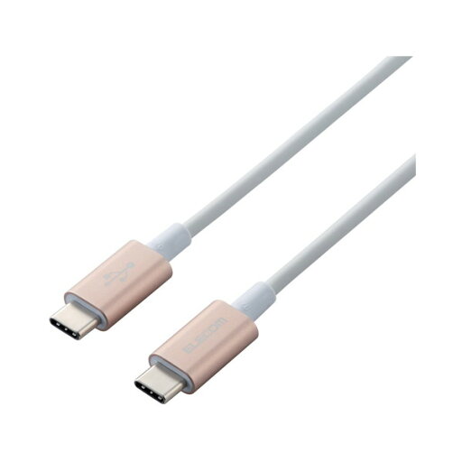 ELECOM MPA-CCPS20PNGD スマホ・タブレット用USBケーブル USB(C-C) 準高耐久 Power Delivery対応 認証品 2.0m ゴールド ELECOM MPA-CCPS20PNGD スマホ・タブレット用USBケーブル USB(C-C) 準高耐久 Power Delivery対応 認証品 2.0m ゴールド