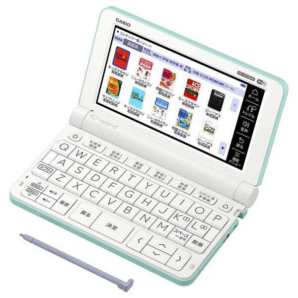 電子辞書 【5/15限定!エントリー&抽選で最大100%Pバック】 CASIO(カシオ) XD-SX3800GN グリーン EX-word(エクスワード) [電子辞書 220コンテンツ収録 小・中学生モデル]