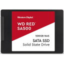 WESTERN DIGITAL WDS500G1R0A WD Red 内蔵SSD(2.5インチ 500GB)