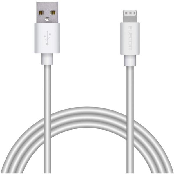 ELECOM MPA-UALA15WH Lightningケーブル スタンダード 1.5m ホワイト