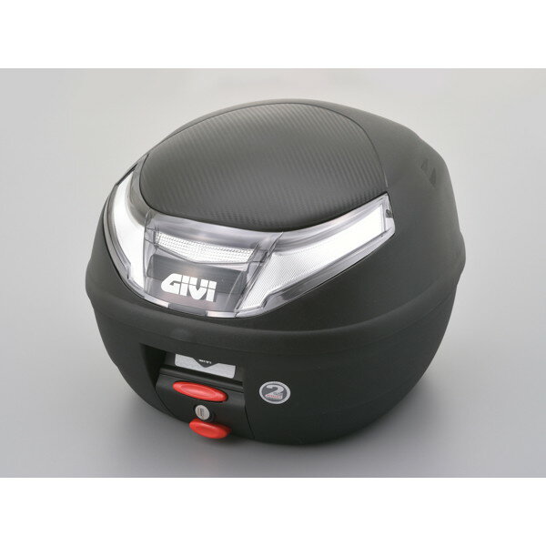 デイトナ D17449 GIVI E260NX MICRO 2(ストップランプ無し) 26L 未塗装ブラック スモークレンズ モノロックケース