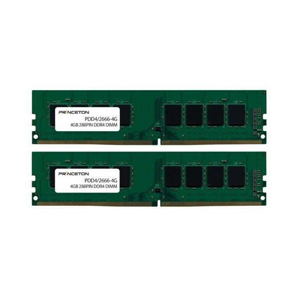 princeton PDD4/2666-4GX2 288pin DDR4 DIMM [ fXNgbvp(4GB~2g) ]