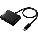 ELECOM DST-C13BK ubN [ USB Type-CڑhbLOXe[V (HDMI) ] [J[