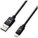 ELECOM MPA-FUAL12CBK ブラック Lightningケーブル カラフル 1.2m(2)