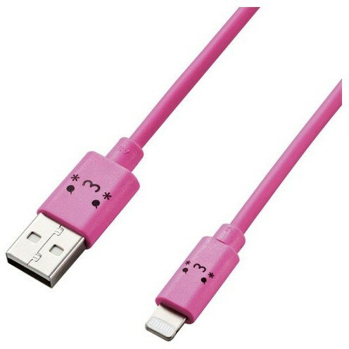 ELECOM MPA-FUAL12CPN ピンク Lightningケーブル カラフル 1.2m