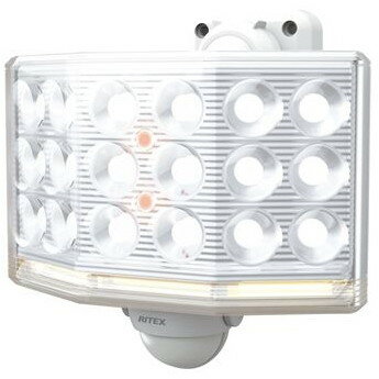 ムサシ LED-AC1018 RITEX [フリーアーム式 ミニ LEDセンサーライト 18Wワイド] その1