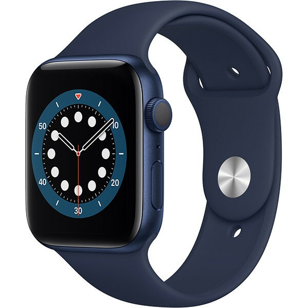 APPLEM00J3J/AディープネイビースポーツバンドSeries6GPSモデル44mm AppleWatch