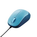 ELECOM M-Y8UBBU BlueLEDマウス EPRIM 有線 3ボタン ブルー 新生活