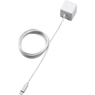 ELECOM MPA-ACL02WH iPhone[d iPad[d 1.5m Lightning AC P[u zCg RpNg ^