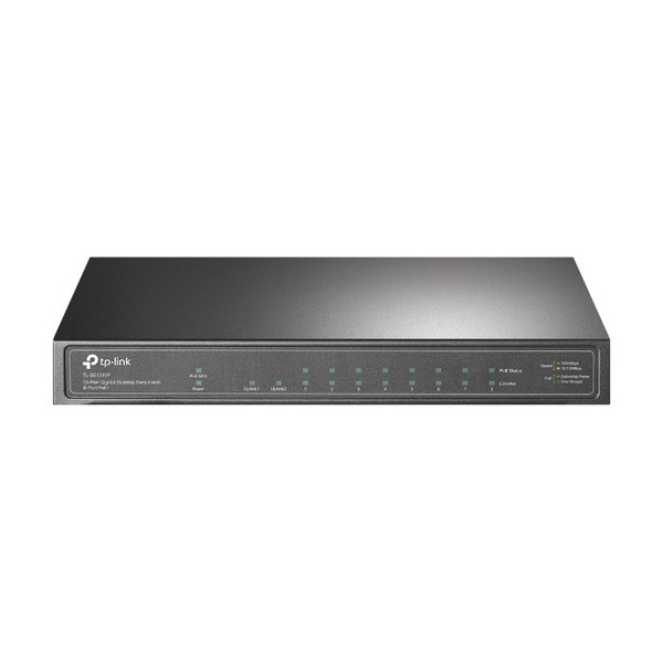 TP-LINK TL-SG1210P [ スイッチングハブ 10ポートギガビット デスクトップ(8PoE+ポート搭載) ]