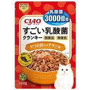 いなばペットフード キャットフード ドライ CIAO すごい乳酸菌 クランキー ドライフード 猫用 200g 国産 カリカリ かつお節入り チキン味 エクプラ特選