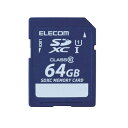 ELECOM MF-FSD064GC10R [ SDXCカード/データ復旧サービス付/Class10/64GB ]