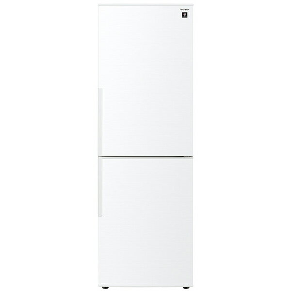 冷蔵庫シャープ2ドア310L右開き幅56cmホワイト系SJ-AK31G-W新生活