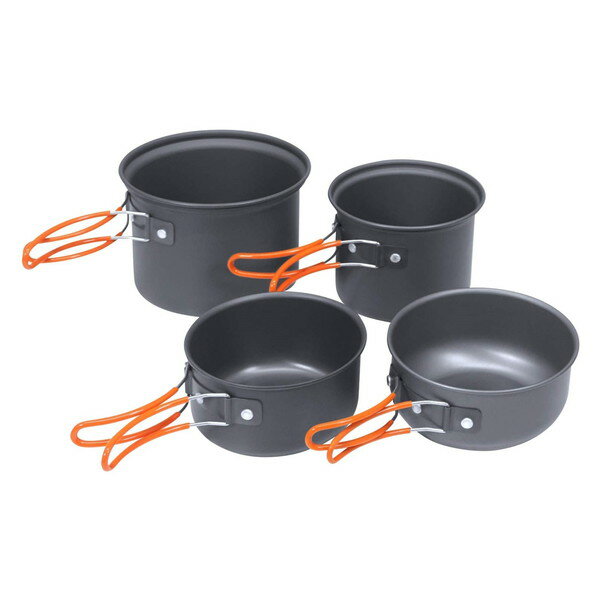 クッカー クッカーセット ソロキャンプ ソロ キャンプ 4点セット アルミ 調理器具 鍋 アウトドア フライパン コッヘル キャンプ用品 登山 防災 BBQ 食器 軽量 コンパクトキャンプ 収納袋 HAC2167通販格安セール情報 楽天 通販