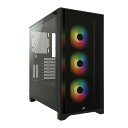 CORSAIR ミドルタワーPCケース 4000X RGB TG BLK (CC-9011204-WW) -お品- -ds