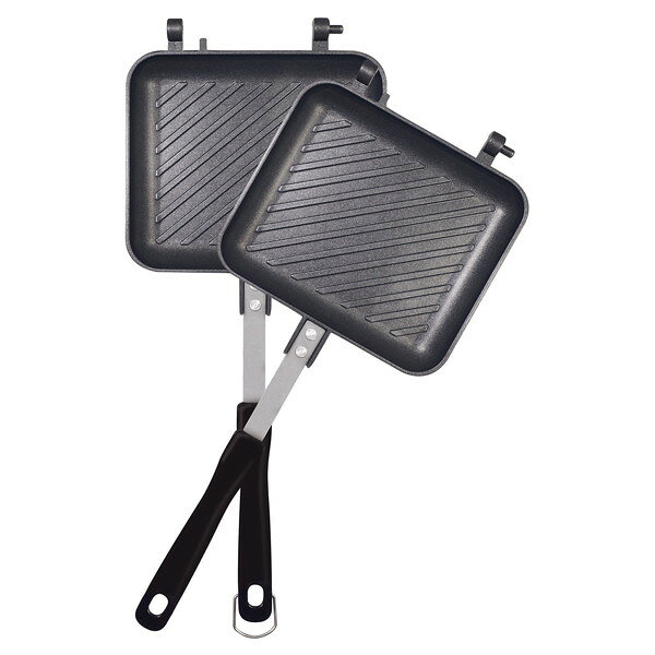 ホットサンド 直火 フライパン 2枚 キャンプ ソロキャンプ ソロ セパレート アウトドア 軽量 2つ に分かれる バーベキュー グリル ガス 軽い 使いやすい 便利 おしゃれ 安い おすすめ 朝食 具沢山 洗いやすい フッ素加工 BBQ グリルホットパン HAC2720通販格安セール情報 楽天 通販