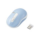 ELECOM M-DY10DRSKBUL ライトブルー ワイヤレスマウス 無線 抗菌 光学式 3ボタン 静音 Sサイズ 新生活