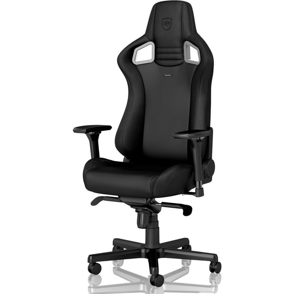 【正規取扱店】noblechairs ゲーミングチェア マットブラック EPIC ブラックエディション オフィスチェア デスクチェア BLACK EDITION NBL-PU-BLA-005 黒 ハイブリッドPUレザー 通気性 ワイド座面 テレワーク 在宅 PC作業 長時間作業 eスポーツ 1年保証 レビューCP1000