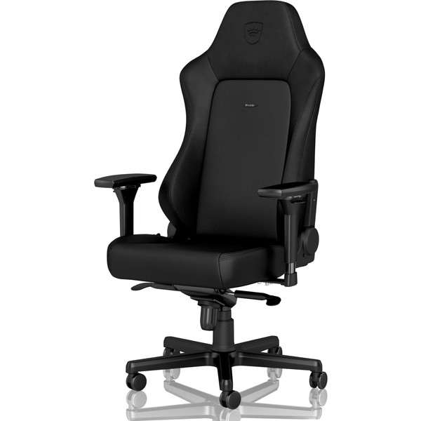 【正規取扱店】noblechairs ゲーミングチェア HERO BLACK EDITION マットブラック デスクチェア オフィスチェア NBL-HRO-PU-BED-SGL 黒 ハイグレードシリーズ ハイブリッドPUレザー ワイド座面…