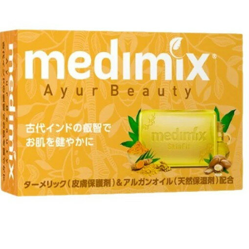 メディミックス medimix MED-TAR アロマソープ ゴールド 1個 単品 インド 固形せっけん 植物性油脂 美容成分 天然ハーブ 天然オイル 天..