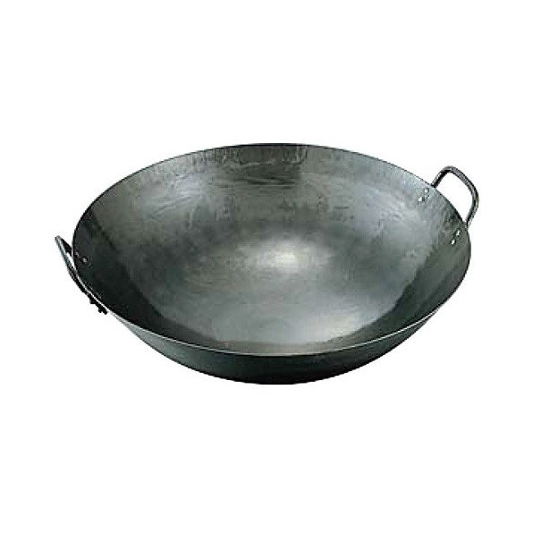カンダ kan 鉄打出両手中華鍋 36cm