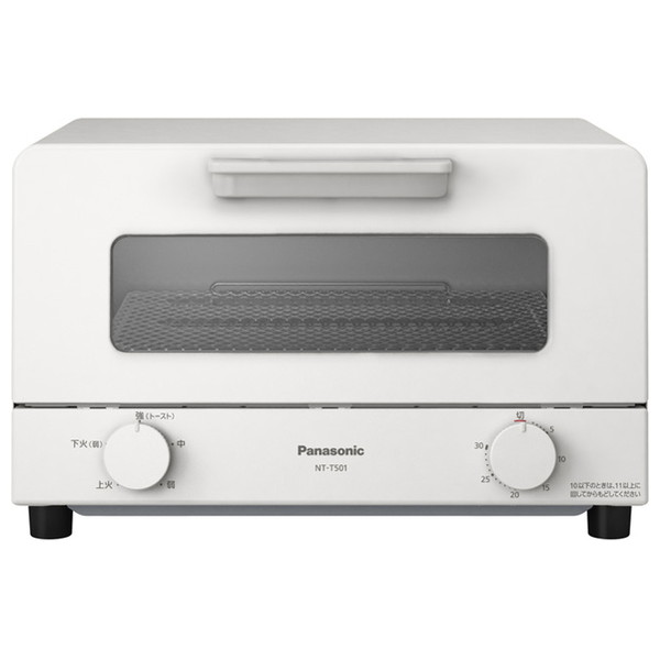 PANASONIC NT-T501-W ホワイト [ オーブントースター 1200W 4枚焼き対応 ] 新生活