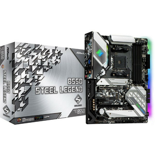 ASRock B550 Steel Legend ATXマザーボード アウトレット エクプラ特割