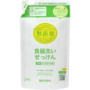 ミヨシ石鹸 無添加 食器洗いせっけん リフィル 詰め替え 350ml 石鹸 食器用洗剤