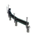 カトー 20-823 カーブ鉄橋セットR448-60°(緑)