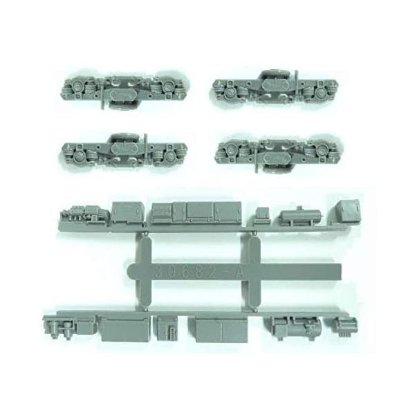 グリーンマックス 8509 動力台車枠・床下機器セット A-25 (DT50D(灰色)+30682AM)