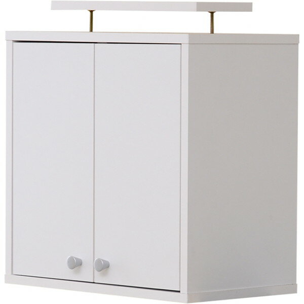 ホームテイスト CLR-D-485UP ホワイト コレクションラック【-Luke-ルーク】深型ハイタイプ(専用上置き) メーカー直送