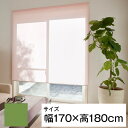 立川機工 ティオリオ ロールスクリーン 遮光2級 170×180 グリーン メーカー直送(3)