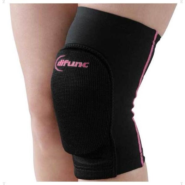D&M difunc ディファンク トリコットニーパッド 膝サポーター 10mm厚パッド ブラック/ピンク S D808 99 S