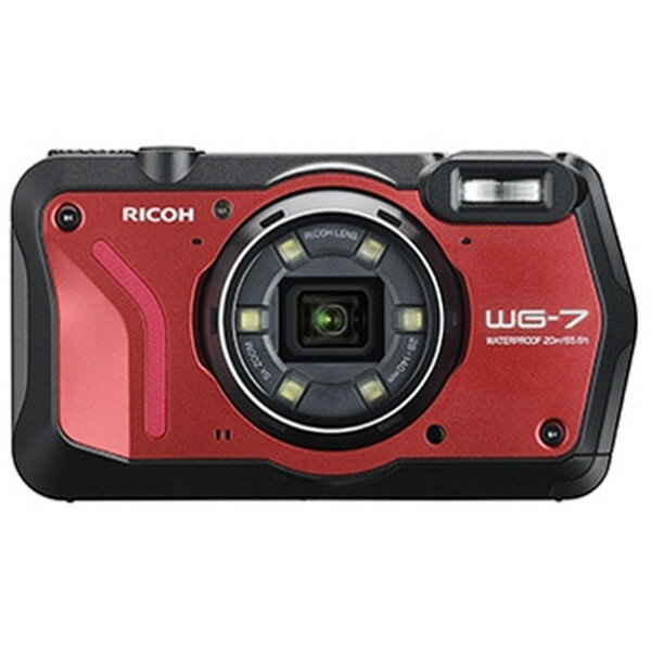 RICOH WG-7 レッド WG [コンパクトデジ