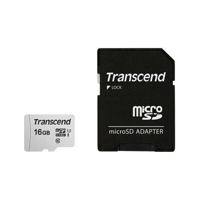 トランセンド TS16GUSD300S-A [microSDHCカード 16GB アダプタ付]