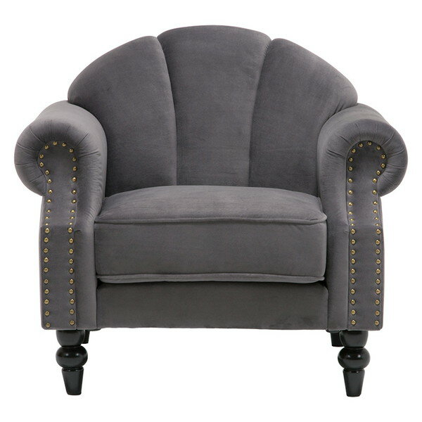 萩原 ルコ1P-CGY ソファ チャコールグレー メーカー直送 新生活