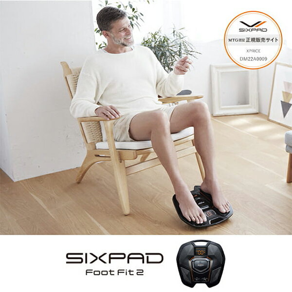 【正規販売店】 シックスパッド フットフィット2 SIXPAD Foot Fit 2 MTG SP-FF2310FA ブラック EMS 脚 高齢者 足 トレーニング レビュ..