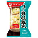 商品説明★ 貝柱とふんわりたまご入りの雑炊です。貝柱の食感や風味も味わえるように「まるごと」の形で入れました。国産米100%使用。スペック* 商品サイズ/容量：95×40×140/27g* 原材料：精白米(国産)、液全卵、ボイルいたやがい貝柱、ねぎ、チキンエキス、ホタテエキス、かにエキス、食塩、砂糖、魚介エキスパウダー、あさりエキス、しょうゆ、酵母エキスパウダー/調味料(アミノ酸等)、増粘剤(加工デンプン)、酸化防止剤(ビタミンE)、香料、(一部にえび・かに・小麦・卵・いか・大豆・鶏肉を含む)* 作り方：お湯を注ぐだけ* 生産国：日本