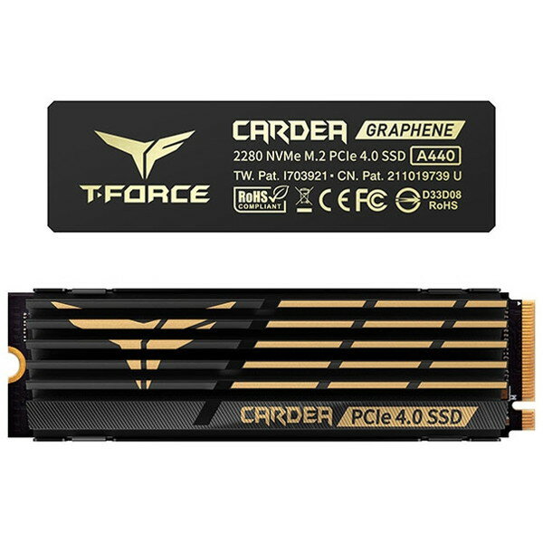 Team（チーム） Team M.2 2280 NVMe PCIe Gen4x4 SSD CARDEA A440シリーズ 1TB TM8FPZ001T0C327