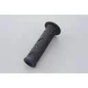 デイトナ D98038 PRO-GRIP スーパーバイクグリップ#717 耐震GEL 122mm 貫通ブラック/ブルー