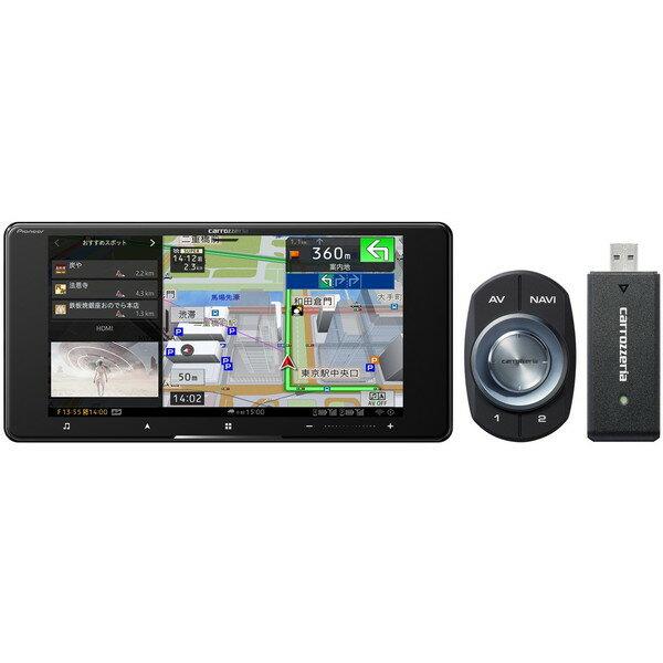 PIONEER AVIC-CW912-DC サイバーナビ [7V型 200mmワイドモデル フルセグチューナー内蔵 AV一体型メモリーナビゲーション]