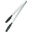 田辺金具 N抗菌耐熱カラートングスリム(大)ブラック 300mm