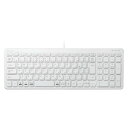 ELECOM TK-FCP097WH 有線コンパクトキーボード パンタグラフ式 薄型 ホワイト メーカー直送 新生活
