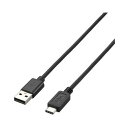 ELECOM U2C-AC15BK USB2.0P[u A-C^Cv m[} 1.5m ubN