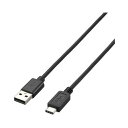 ELECOM U2C-AC20BK USB2.0P[u A-C^Cv m[} 2m ubN