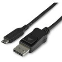 StarTech CDP2DP141MB ubN [USB-C - DisplayPort ϊA_v^P[u 8K/30HzΉ (1m)]