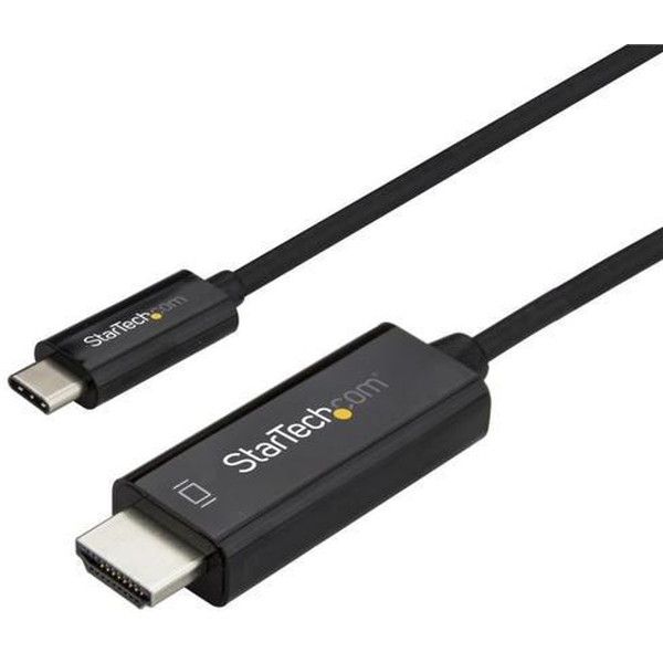 商品説明★ USB-CをHDMIに変換USB Type-C対応デバイスを直接HDMIモニタ、テレビ、プロジェクタなどに2mの長さで接続できる便利なソリューションです。MacBook、ChromeBook Pixel、Dell XPS モデル13/15など、DP Altモードに対応するUSB-Cデバイスに対応し、Thunderbolt 3ポートとも互換性があります。★ デスク周りを整然と保つアダプタケーブル2mのケーブル長で直接接続できるアダプタケーブルは、余分な配線やアダプタを減らし、すっきりと配線することができます。スペック* 色: ブラック* サイズ: 幅22mm×長さ2000mm×高さ14mm* 製品重量: 57g* 保存温度: -10度〜70度* 動作温度: 0度〜45度* 湿度: 5%-90% RH 結露なし* パッケージ内容: USB-C - HDMI ケーブル* ケーブル長さ: 2m* 最大デジタル解像度: 3840x2160 @ 60 Hz* 対応解像度: 1024x768、1280x720 (ハイデフィニション 720p)、1920x1080 (ハイデフィニション 1080p)、1920x1200、2560x1440、2560x1600、3840x2160 (Ultra HD 4K)* ワイド画面サポート: あり* オーディオ仕様: 7.1ch サラウンドサウンド* 工場出荷時(パッケージ)重量: 0.1kg* ポート数: 1* チップセットID: VIA/VLI - VL100、Parade - PS176* AV出力: HDMI* AV入力: USB Type-C* コネクタB: HDMI(19ピン)* コネクタA: USB-C(24ピン)DisplayPort Alt モード ※注意: このアダプタを使用するには、USB-Cポート経由のDisplayPort(DP Altモード)に対応している必要があります