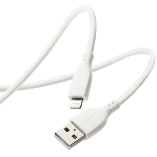 ELECOM MPA-UALSS10WH ホワイト iPhone充電ケーブル ライトニング USB-A 1m 高耐久 iPhone iPad シリコン素材 1.0m ELECOM MPA-UALSS10WH ホワイト iPhone充電ケーブル ライトニング USB-A 1m 高耐久 iPhone iPad シリコン素材 1.0m